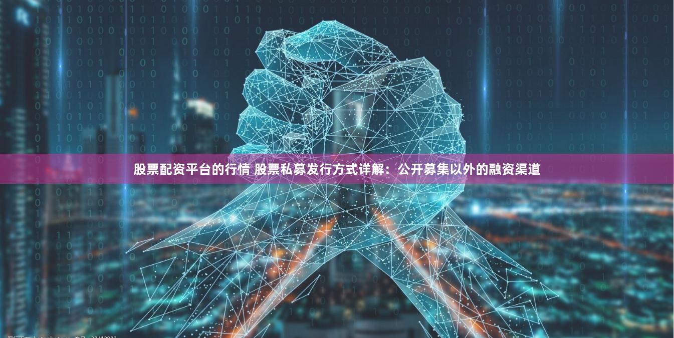 股票配资平台的行情 股票私募发行方式详解：公开募集以外的融资渠道