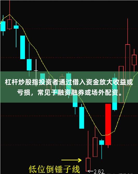 杠杆炒股指投资者通过借入资金放大收益或亏损，常见于融资融券或场外配资。